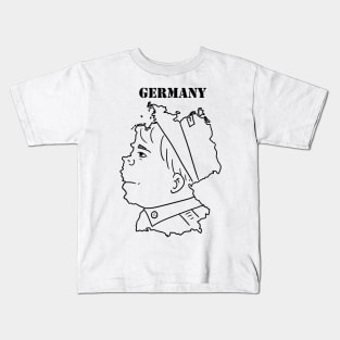 A funny map of Germany Kids T-Shirt